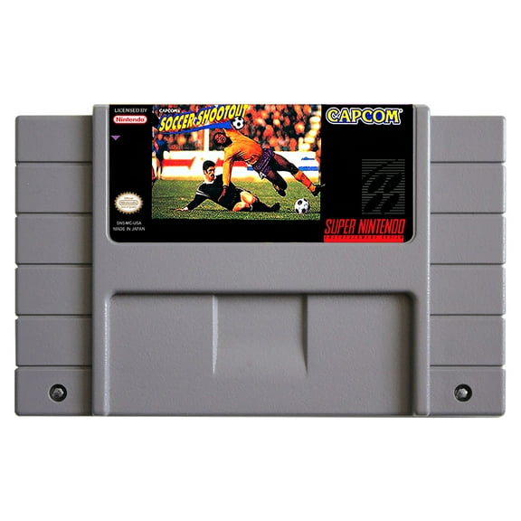 SNES Games Cartridge Capcom's Soccer Shootout