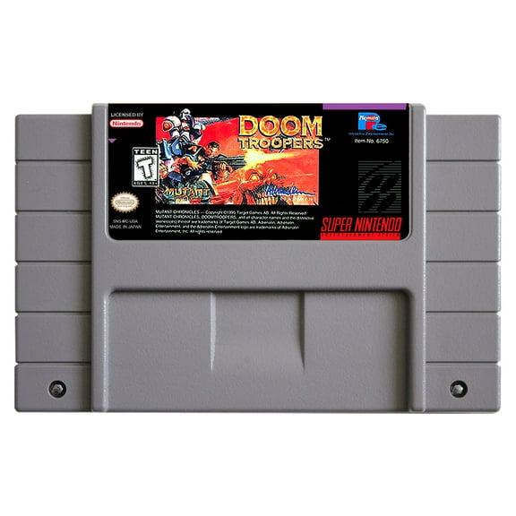 SNES Games Cartridge Doom Troopers - Mutant Chronicles