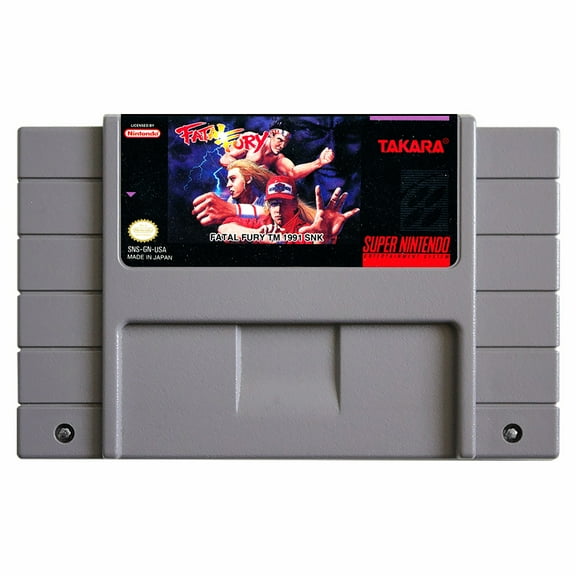 SNES Games Cartridge Fatal Fury