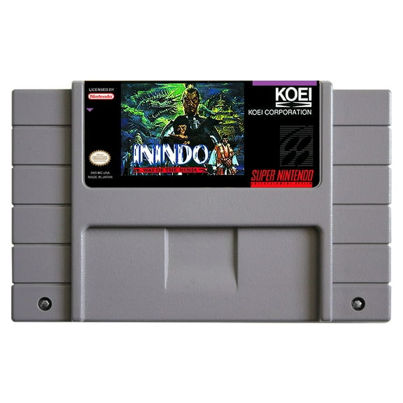 SNES Games Cartridge Inindo - Way of the Ninja