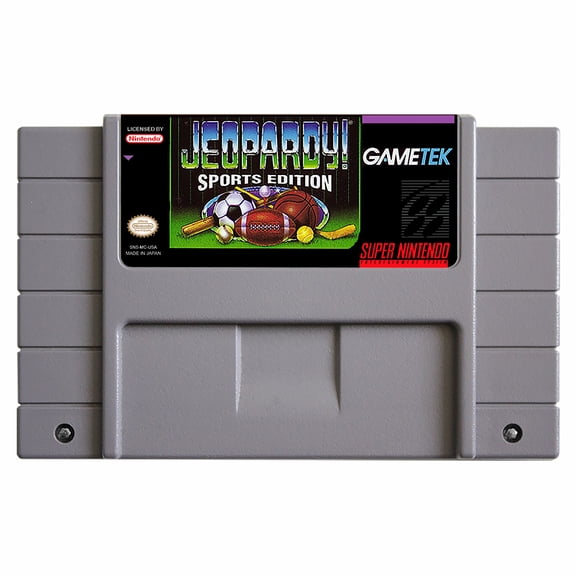 SNES Games Cartridge Jeopardy! - Sports Edition