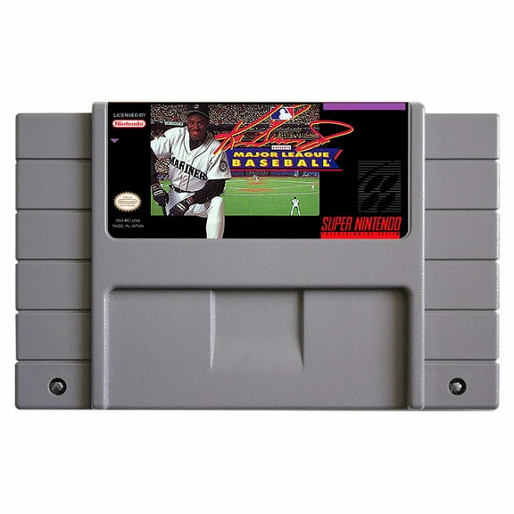 SNES Games Cartridge Ken Griffey Jr. Presents Major League Baseball