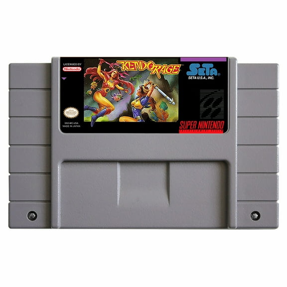 SNES Games Cartridge Kendo Rage