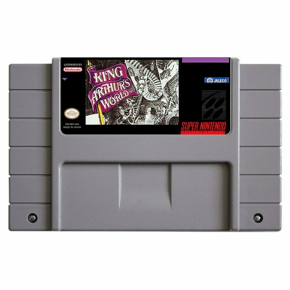 SNES Games Cartridge King Arthur's World