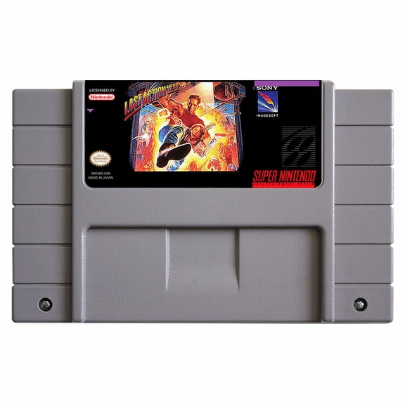 SNES Games Cartridge Last Action Hero