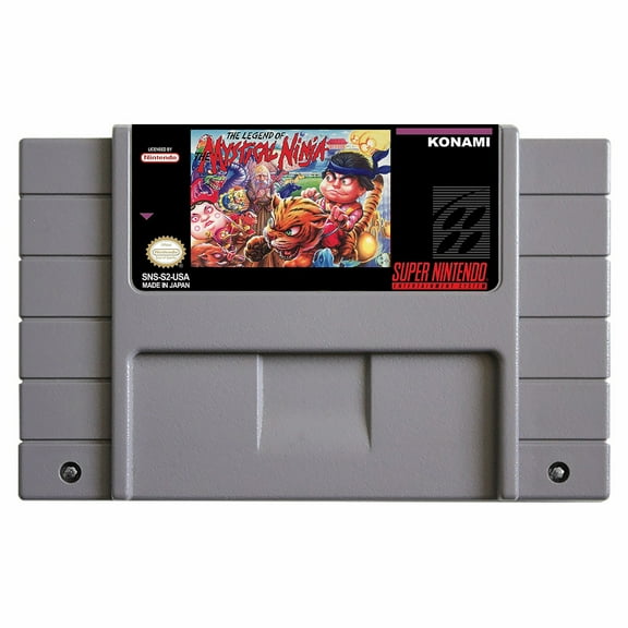 SNES Games Cartridge Legend of the Mystical Ninja, The