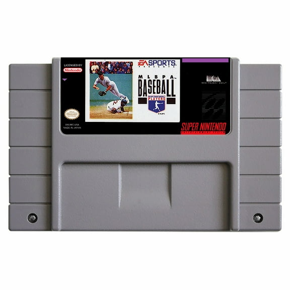 SNES Games Cartridge MLBPA Baseball