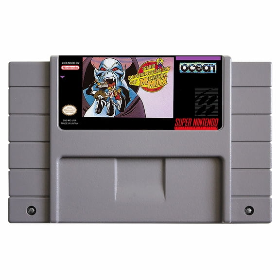 SNES Games Cartridge Mighty Max