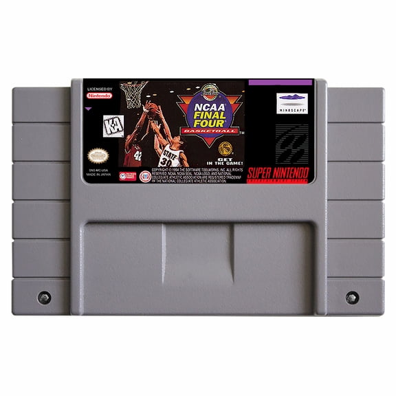SNES Games Cartridge NCAA Final Four Basketball