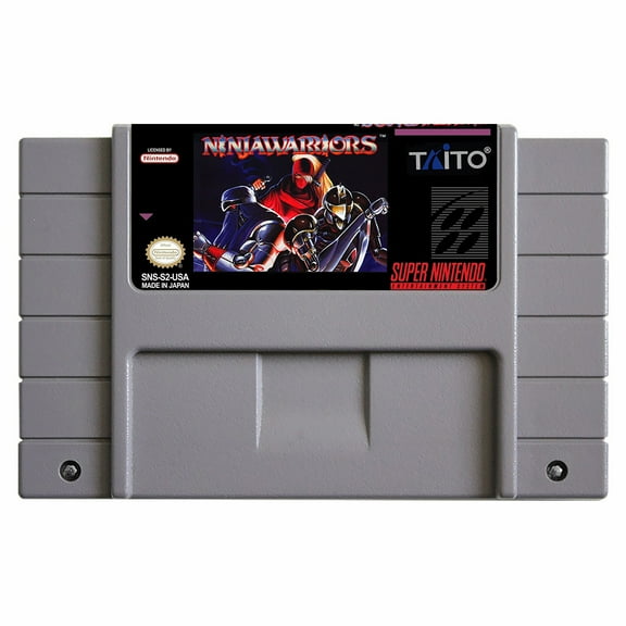 SNES Games Cartridge Ninja Warriors