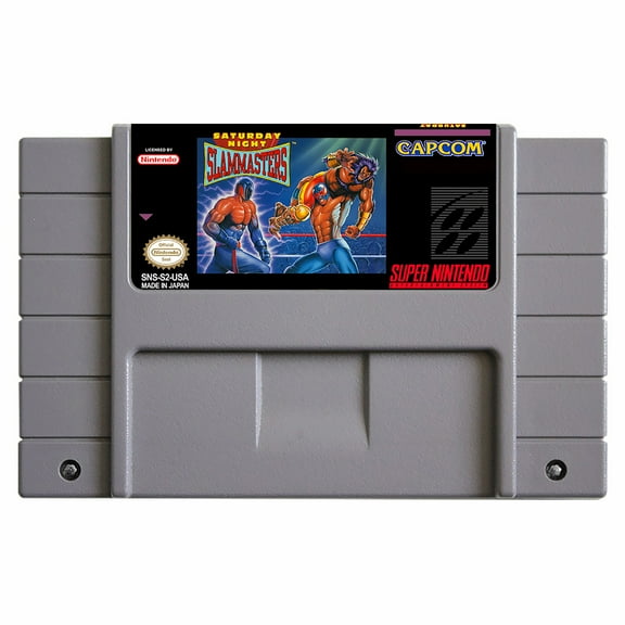 SNES Games Cartridge Saturday Night Slam Masters