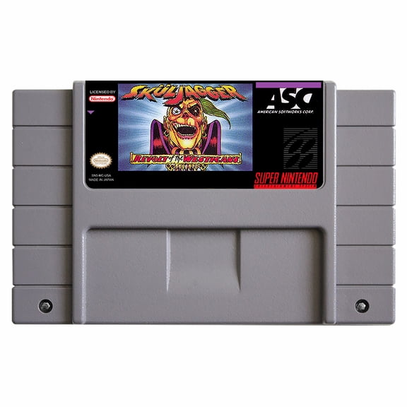 SNES Games Cartridge Skuljagger - Revolt of the Westicans