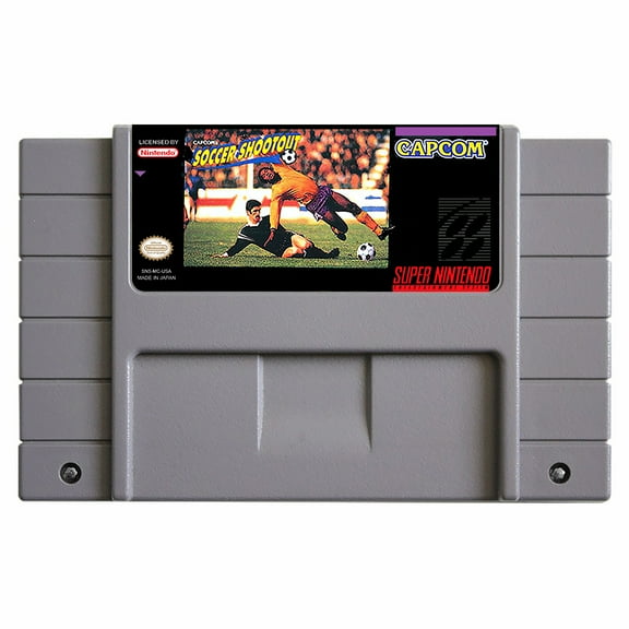 SNES Games Cartridge Soccer Shootout
