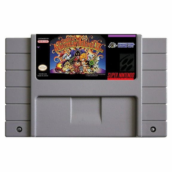 SNES Games Cartridge Super Adventure Island II