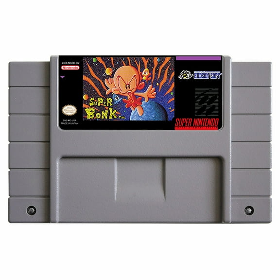 SNES Games Cartridge Super Bonk