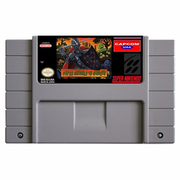 SNES Games Cartridge Super Ghouls 'N Ghosts