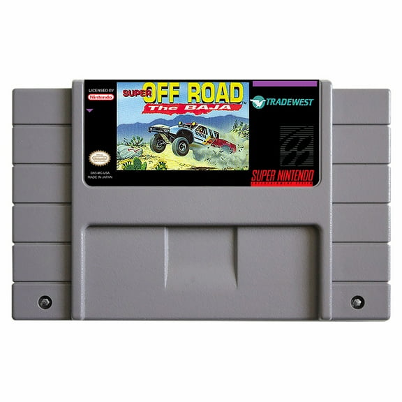 SNES Games Cartridge Super Off Road - The Baja