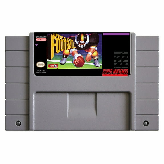 SNES Games Cartridge Super Play Action Football