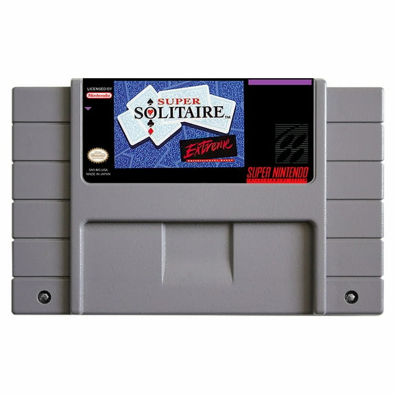 SNES Games Cartridge Super Solitaire