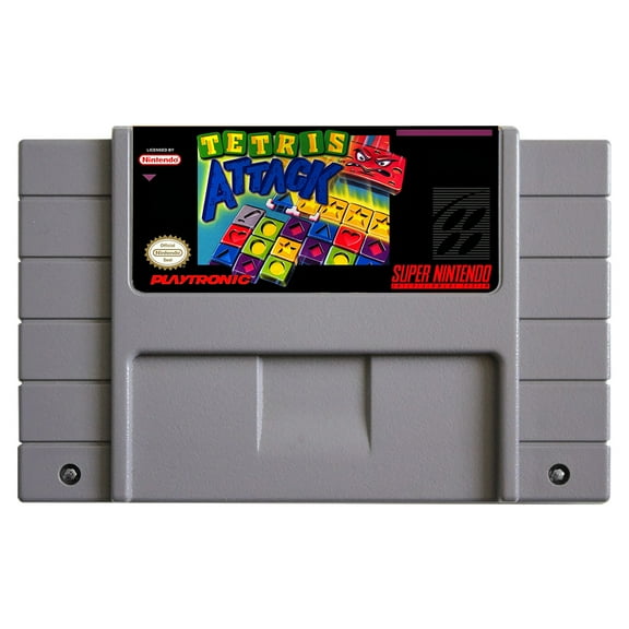 SNES Games Cartridge Tetris Attack