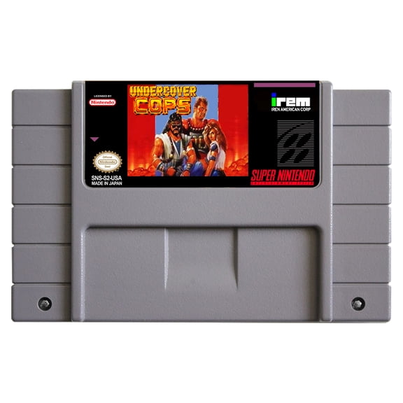 SNES Games Cartridge Undercover Cops