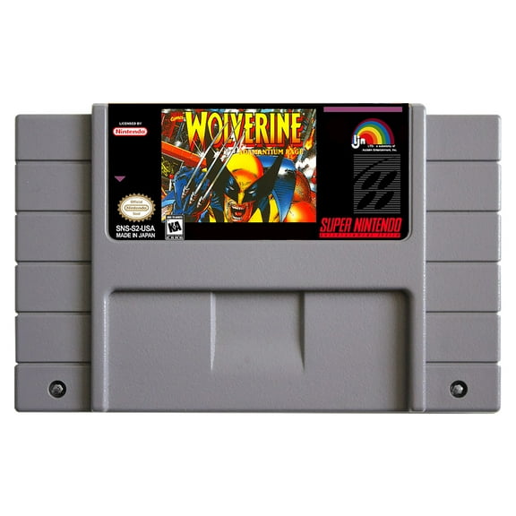 SNES Games Cartridge Wolverine - Adamantium Rage