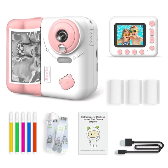 SNGMN Bluetooth Printing Camera with Instant Photo Printing, HD 1080P Video and MP3 Player