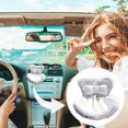 thumbnail image 1 of SNGMN Car Decorations Car Seat for Dolls with Soft Furry Cushion Have a Seat Clips onto Car Air Vent Includes Seat Leg for Desktop Display, 1 of 6