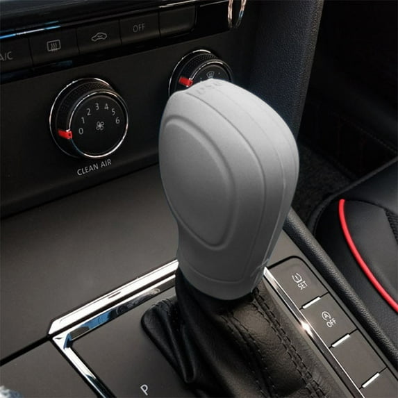 SNGMN Car Gear Shifter Knob Cover - Elastic Automatic Shifter Protector, Universal Anti-Slip, Car Interior Accessories