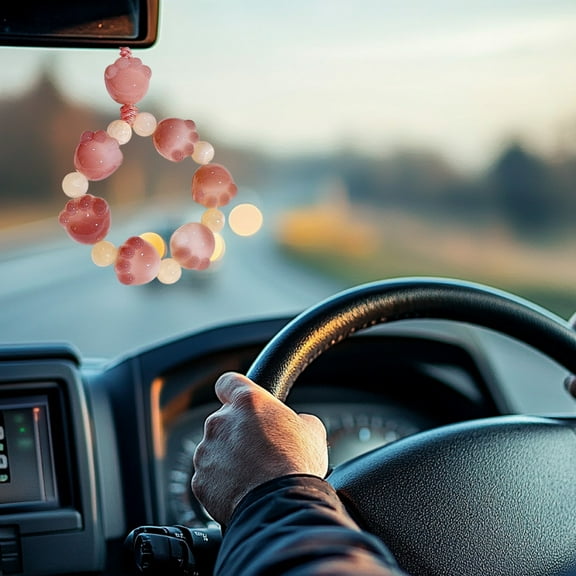 SNGMN Car Rearview Mirror Pendant with Exquisite Craftsmanship and Decorative Value