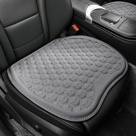 SNGMN Cold Gel Car Seat Cushion - All-Weather Ice Cloth, Breathable, Ergonomic, Anti-Slip, 48x48x3cm