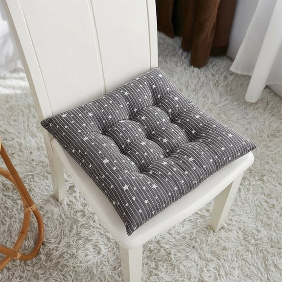 SNGMN Crystal Velvet Square Cushion Soft Pentagram Design Easy Clean Chair Pad Decorative Floor Mat Luxurious Texture Gift Idea