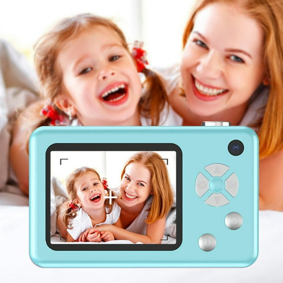 SNGMN Digital Camera with 48MP HD, 2.4" IPS Screen, Front Rear Lens, Self Timer, Anti-Shake, Flash, Games