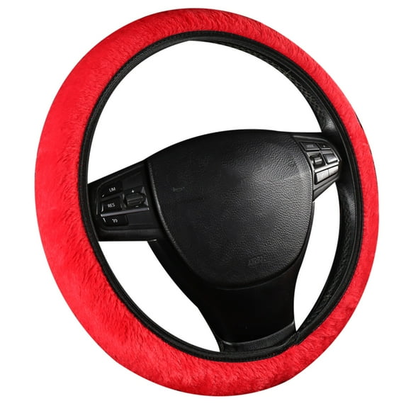SNGMN Elastic Stretch Steering Wheel Cover - Soft, Warm, Non-Slip - Fits 14-15 Inch Wheels - Breathable Mesh