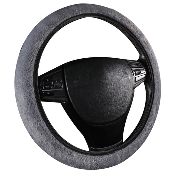 SNGMN Elastic Stretch Steering Wheel Cover - Soft, Warm, Non-Slip - Fits 14-15 Inch Wheels - Breathable Mesh