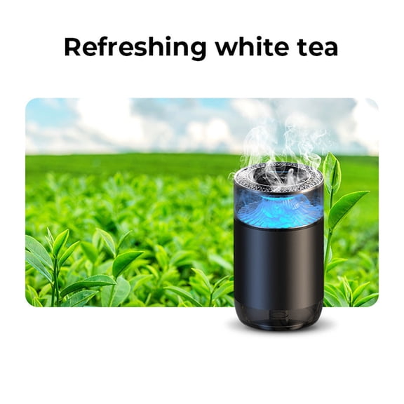 SNGMN Electronic Car Air Freshener Diffuser - 3 Mode Adjustable Aromatherapy Spray with Ambient Light, Auto On/Off, 360° Fragrance for Long-Lasting Freshness