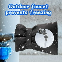 SNGMN Faucet Cover for Winter, Outdoor Faucet Protection Cover, Freeze Proof Faucet Sock with Strap