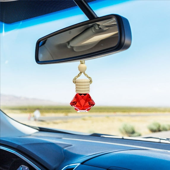 SNGMN Hanging Car Diffuser, Long Lasting Car Aromatherapy Diffuser, Reusable Automobile Air Freshener Bottle