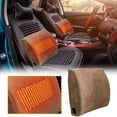 thumbnail image 1 of SNGMN Heated Lumbar Support Pillow for Car, USB-Powered Adjustable Heating Cushion with Ergonomic Foam Back Support, 1 of 9