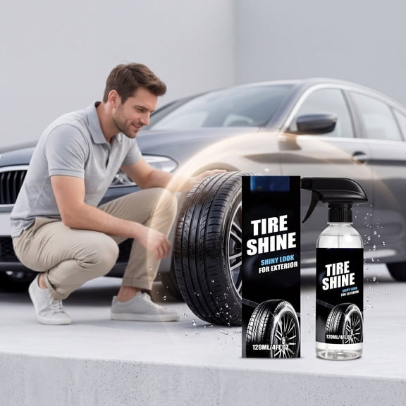 SNGMN High-Performance Tire Cleaner 120ml for Auto Tire Decontamination and Maintenance