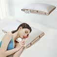 thumbnail image 1 of SNGMN Hotelgrade Pillows Soft And Supportive Feathers Mattress For Back Side And Sleepers Made With Friendly Fabrics, 1 of 8