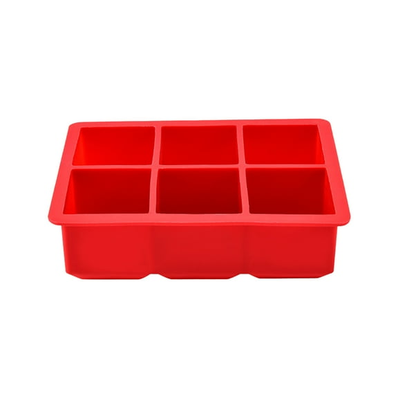 SNGMN Ice Tray for Making Household Ice Cubes - BPA-Free Durable Ice Cube Mold with Non-Stick Release for Clean Freezing and Space Saving - Ideal for Beverages and Snacks, 6.3x4.3x1.9 Inches