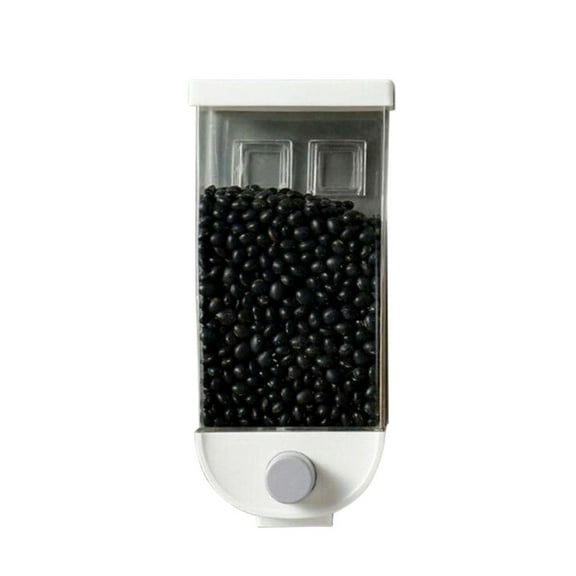 SNGMN Kitchen Food Storage Container, Wall Mounted Cereal Dispenser, Large Capacity Oatmeal Box - 1000ml/1500ml, Transparent ABS Design, Space-Saving Solution