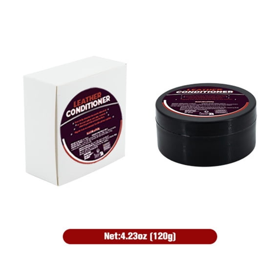 SNGMN Leather Cleaner and Conditioner for Car Seats - 120g Leather Restorer & Protector, Odorless Formula, Revives & Protects Leather Interior, Shoes, Bags