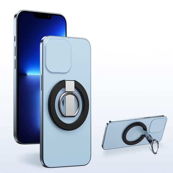 SNGMN Magnetic Phone Stand, Removable Metal Kickstand with 360 Rotation, Portable Magnetic Phone Grip