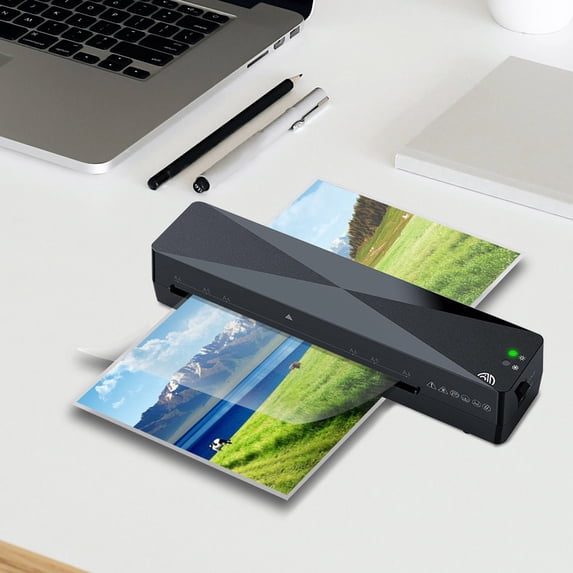SNGMN Mini Photo Laminator Machine, Automatic A4 Laminator with Preheat Function for Home Use, Low Noise and High Speed