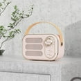 thumbnail image 1 of SNGMN Mini Portable FM Radio Bluetooth Speaker Wireless Multifunctional Playback Hands Free Call Indoor Outdoor Use, 1 of 2