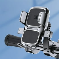 SNGMN Motorcycle Phone Mount - 360° Rotatable Bike Phone Holder with One-Touch Lock, Universal 4.7-6.7" Phone Bracket for Motorcycle, Bicycle & Car