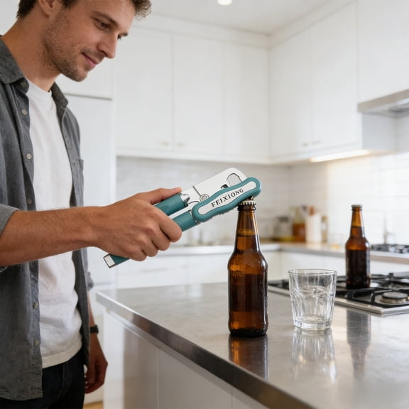 SNGMN Multi-Function Can Opener and Bottle Opener for Effortless Use