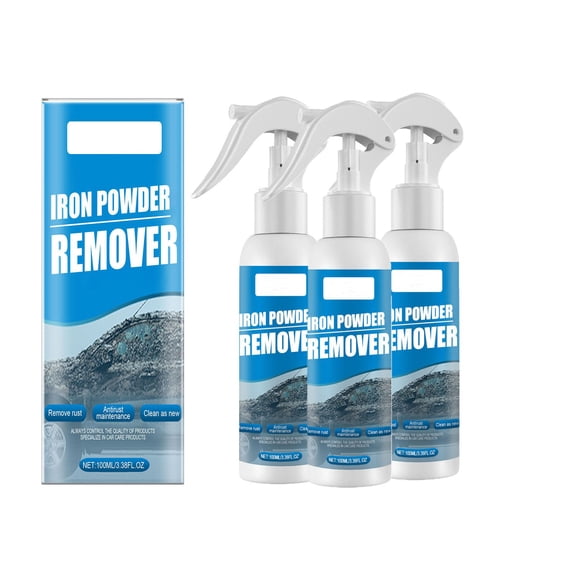 SNGMN Multipurpose Car Maintenance Cleaning Derusting Spray Automotive Rust Removal Agent with Cleaning Cloth and Sponge, 3Pcs, 3.38fl oz/each